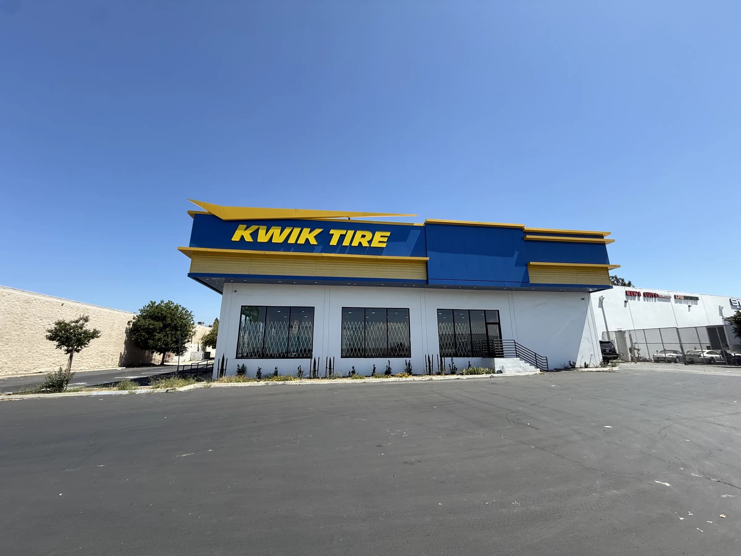 Kwik Tire storefront at 5483 Moreno Street, Montclair
